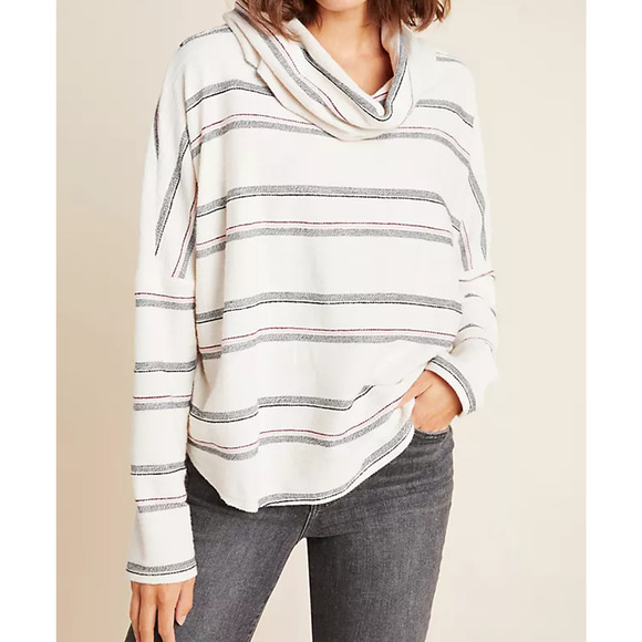 Anthropologie Dolan Sweater Women's Small Left Coast Beverly Cowl Neck Oversized - Picture 8 of 9